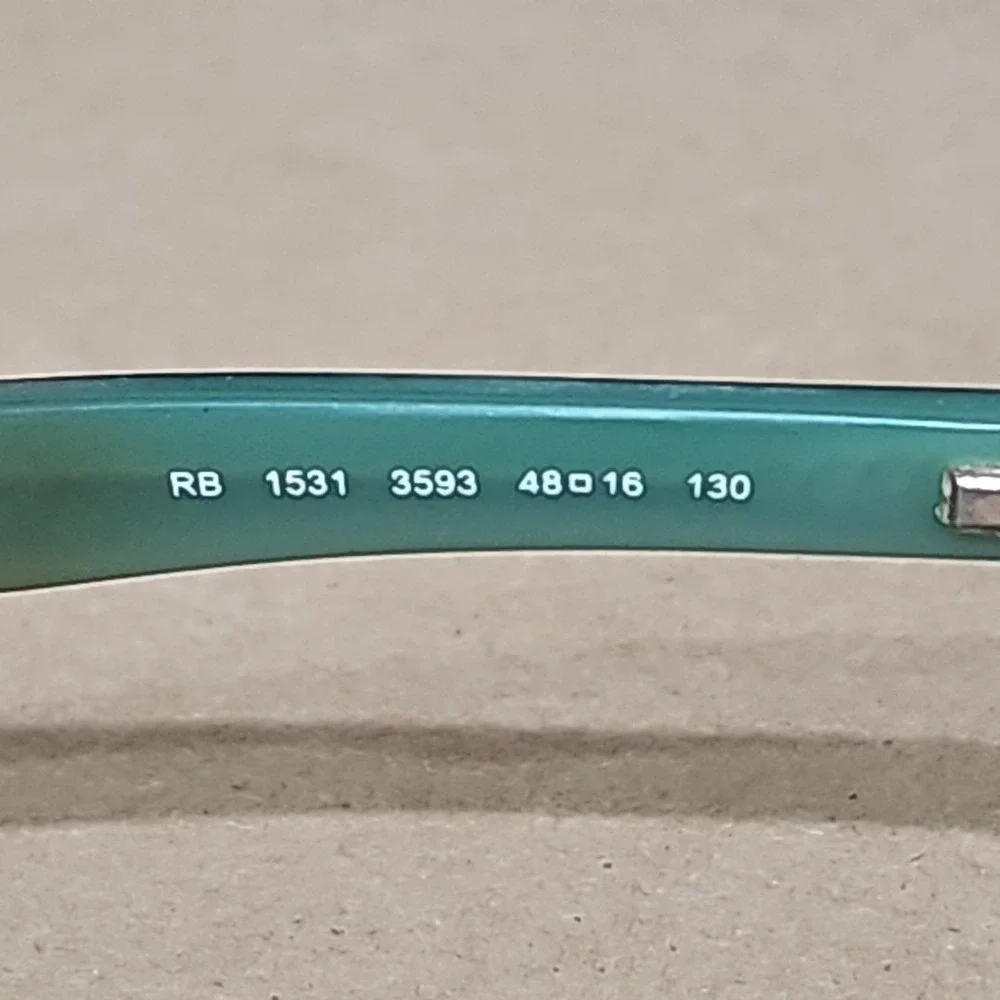 Ray-Ban Eyeglasses Frames Green Youth RB 1531 3593 48-16-130 Full Rim